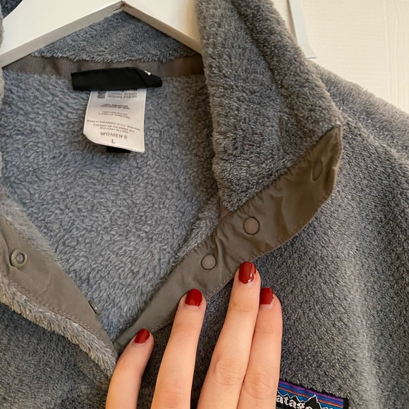 VGUC Patagonia Grey Re-Tool Snap T Pullover Grey Large - Picture 6 of 7